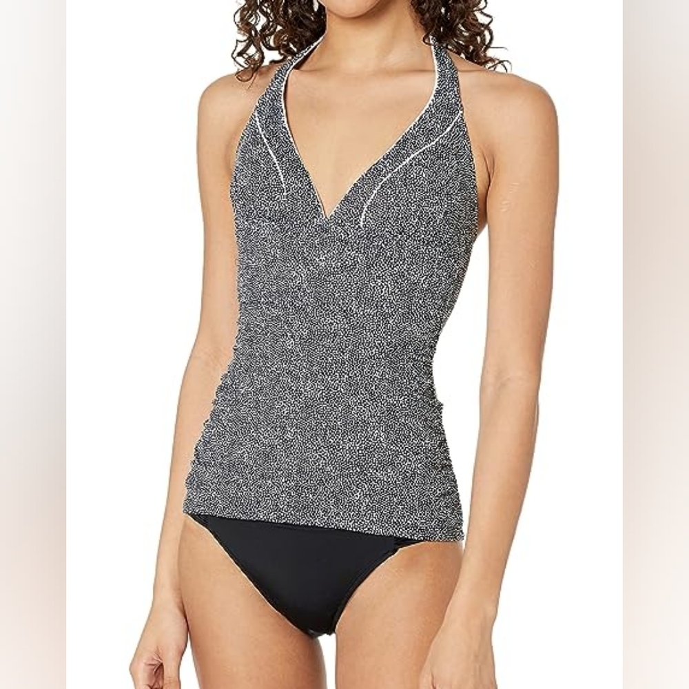 Profile by Gottex Colette V-Neck Halter Tankini Top - Picture 6 of 11